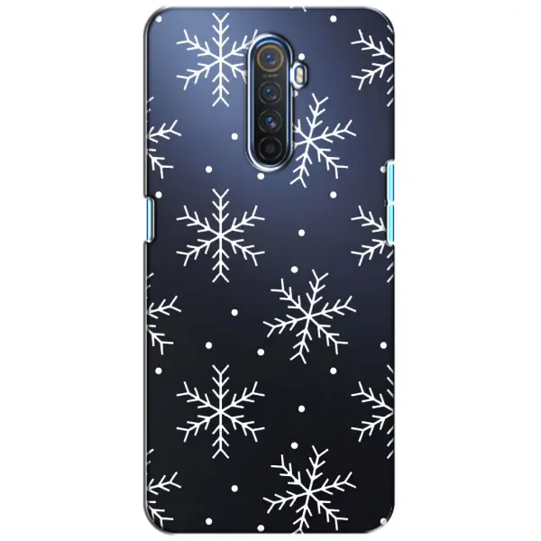 Чехол с принтом «Белые снежинки» для Realme X2 Pro
