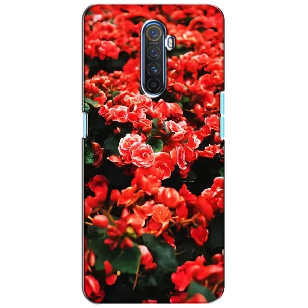Чехол с принтом «Цветы красные» для Realme X2 Pro