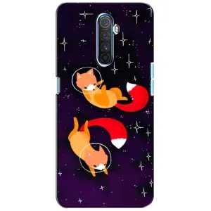 Чехол с принтом «Лисички космонавты» для Realme X2 Pro