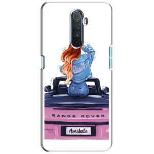Чехол с печатью для Realme X2 Pro - (Мода) (AlphaPrint) (На машине)