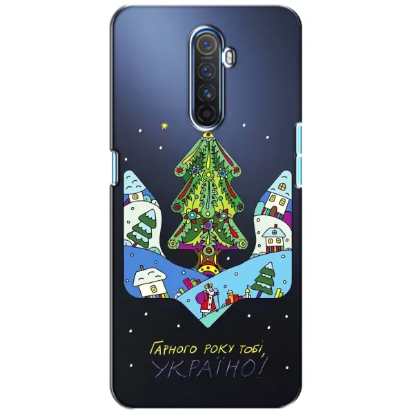 Чехол с принтом «Рождественский герб» для Realme X2 Pro