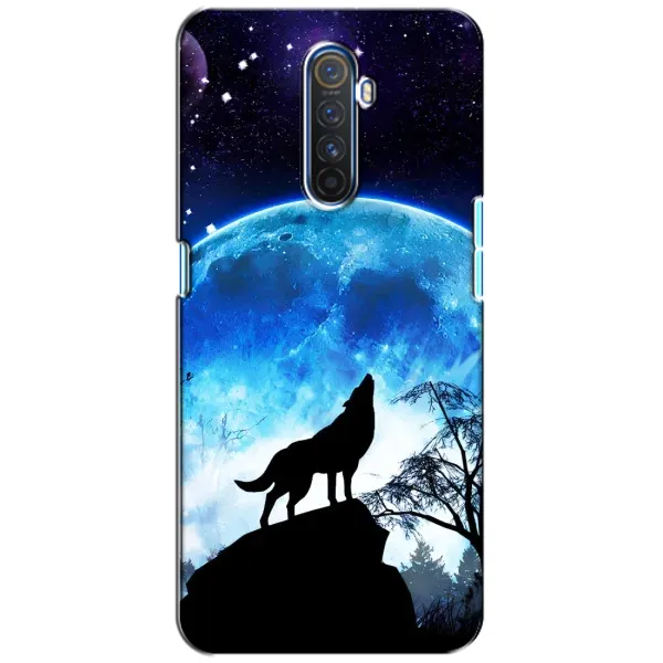 Чехол с принтом «Волк на луну» для Realme X2 Pro