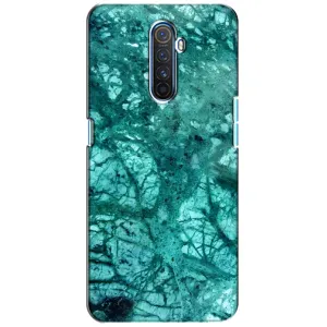 Чехол с принтом «Зеленый мрамор» для Realme X2 Pro