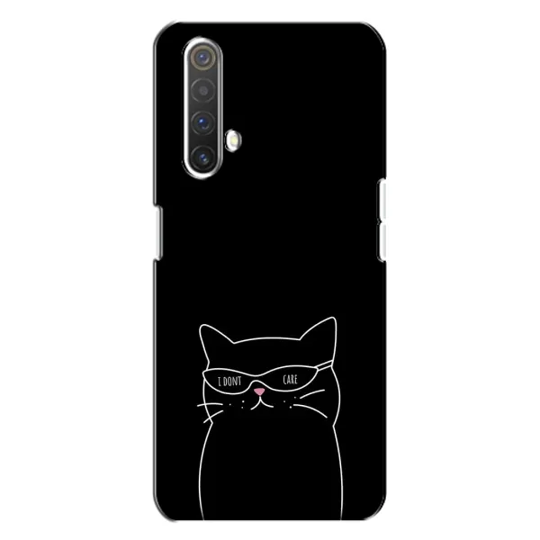 Чохол з принтом «Байдужий кіт» для Realme X3