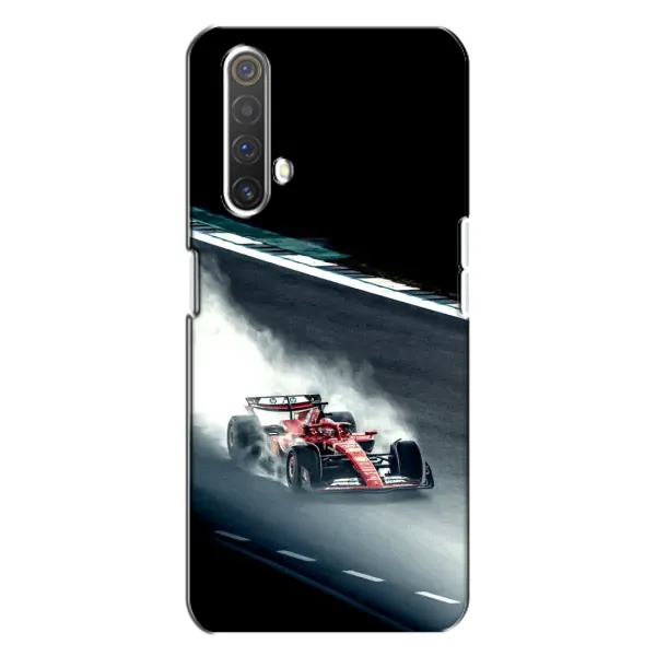 Чехол с принтом «Болид гоночный» для Realme X3
