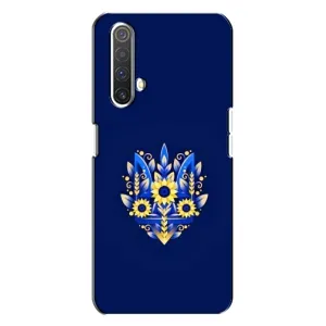 Чехлы для Realme X3 Укр. Символика (AlphaPrint) (Цветочный Герб)