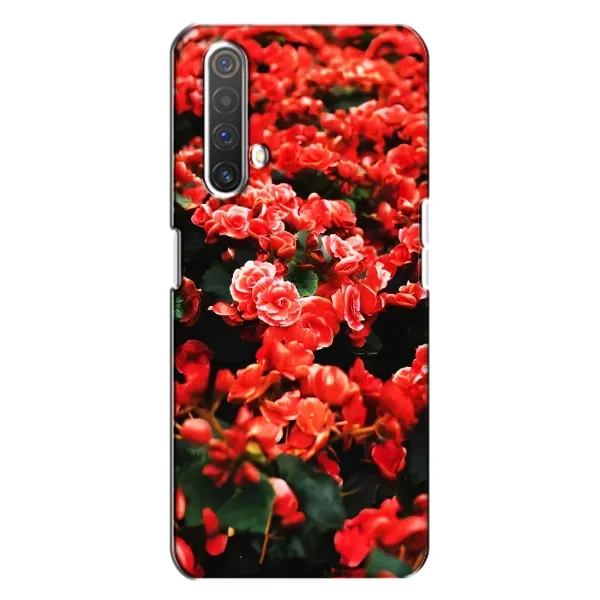 Чехол с принтом «Цветы красные» для Realme X3 Чехол с принтом «Цветы красные» для Realme X3