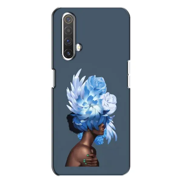 Чехол с принтом «Цветы на голове» для Realme X3