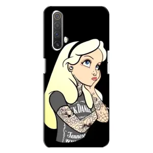 Чехол с печатью для Realme X3 - (Мода) (AlphaPrint) (Девочка в тату)