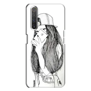 Чехол с печатью для Realme X3 - (Мода) (AlphaPrint) (Фото девочки)