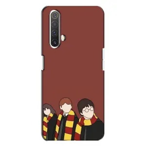Чехлы с Гарри Поттером для Realme X3 (AlphaPrint) (Гарри с друзьями)