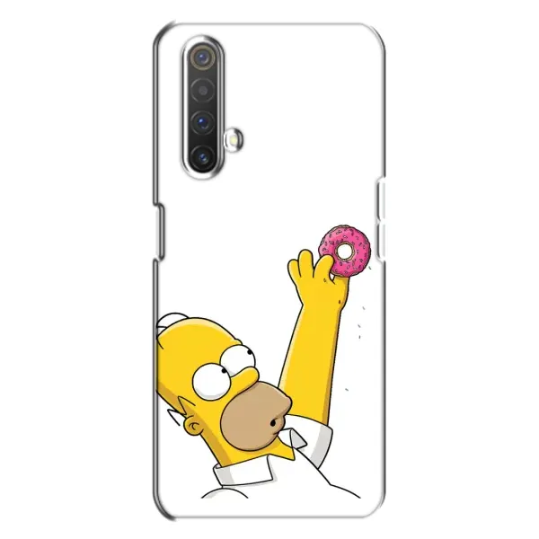 Чохол з принтом «Гомер з пончиком» для Realme X3