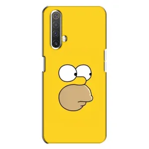 Чехол с Симпсонами для Realme X3 (VPrint) (Гомер)