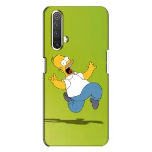 Чехол с Симпсонами для Realme X3 (VPrint) (Гомер Симпсон)