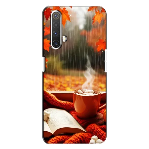 Чехол с принтом «Кофе и дождь» для Realme X3