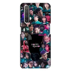 Чохол Гра в кальмара для Realme X3 (Колаж Гра кальмара)