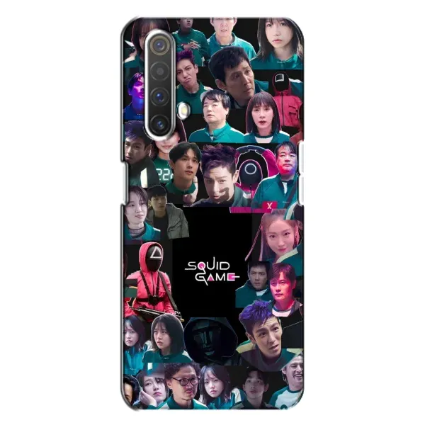 Чехол с принтом «Коллаж Игра кальмара» для Realme X3