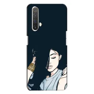 Чехол с печатью для Realme X3 - (Мода) (AlphaPrint) (Красивая девочка)