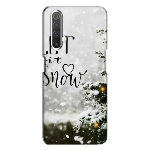Чехол с принтом «Let it snow» для Realme X3 Чехол с принтом «Let it snow» для Realme X3