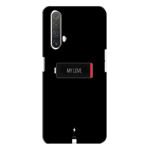 Чехол с принтом «Love battery» для Realme X3