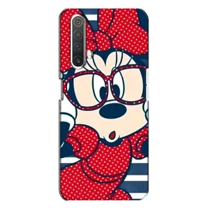 Эксклюзивный чехол для Realme X3 (AlphaPrint - Мультяшные) (Маус в очках)