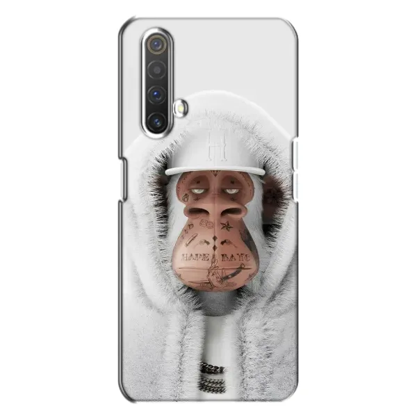 Чехол с принтом «обезьяна NFT в тату» для Realme X3
