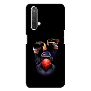 Чехол с Обезьянами Realme X3 - (AlphaPrint) (Три обезьяны)