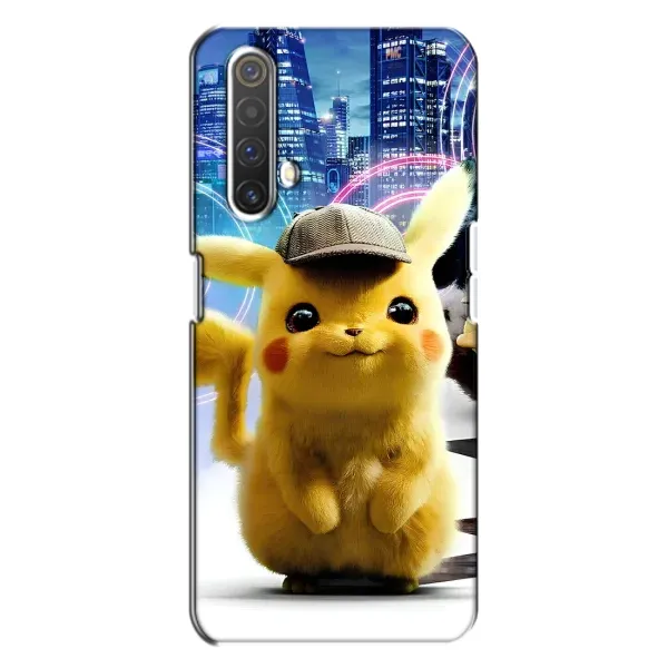 Чехол с принтом «Пикачу в городе» для Realme X3