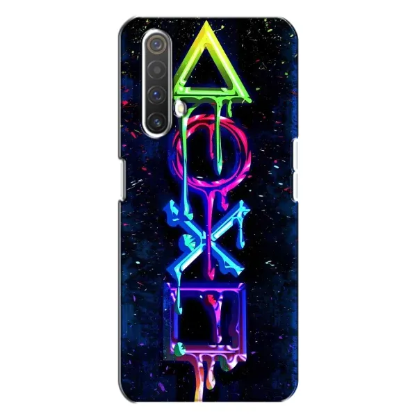 Чохол з принтом «Pleystation лого» для Realme X3 Чохол з принтом «Pleystation лого» для Realme X3
