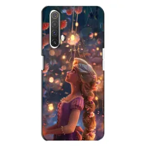 Чехол Рапунцель для Realme X3 (Рапунцель фонарики)