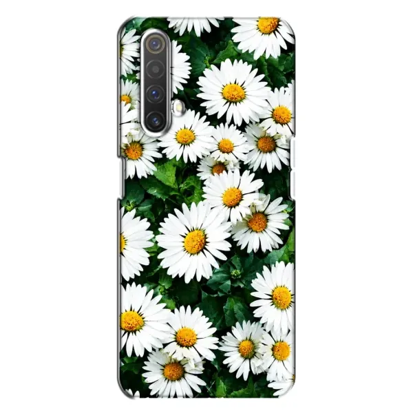 Чехол с принтом «Ромашки» для Realme X3