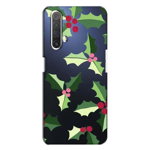 Чехол с принтом «Рождественский фон» для Realme X3