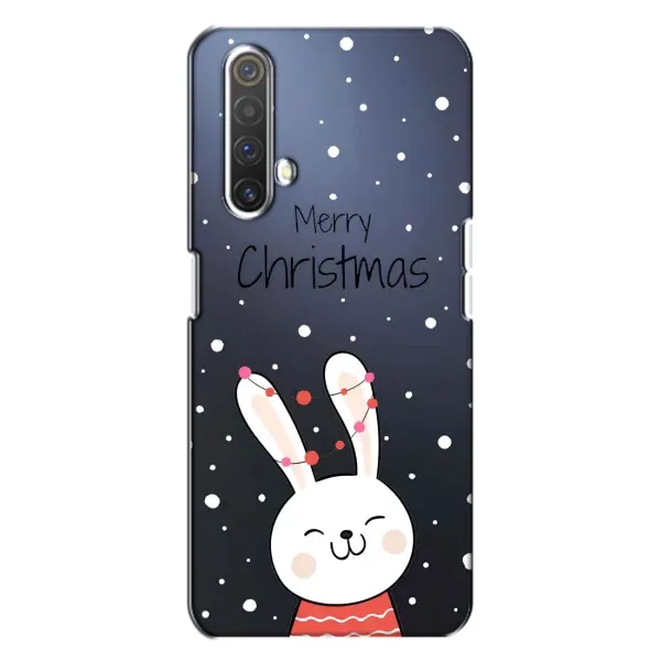 Чехол с принтом «Рождественский заяц» для Realme X3