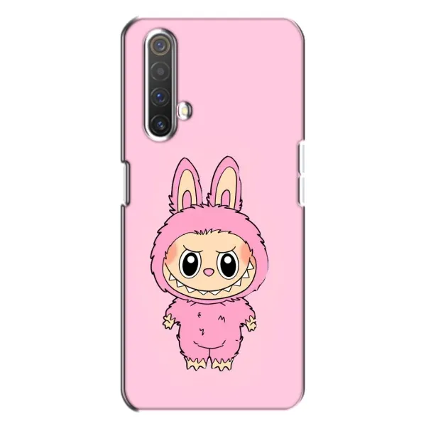 Чехол с принтом «Розовый Лабубу» для Realme X3