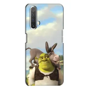 Чохол з мультфільмом Шрек на Realme X3 (Шрек та Осел)