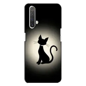 Чехол с принтом для Realme X3 (AlphaPrint) Модные коты (Силуэт котика)