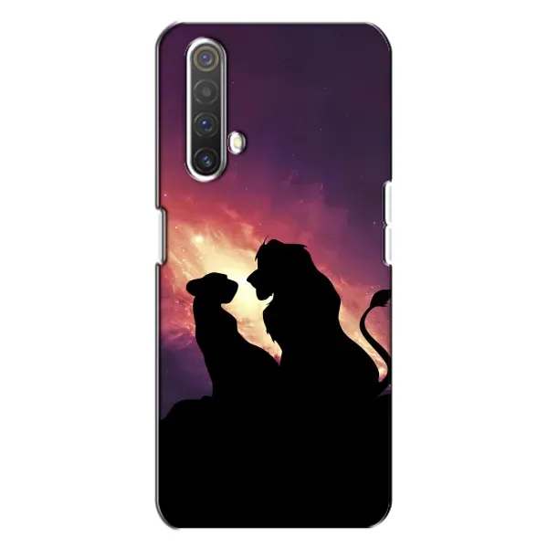 Чехол с принтом «Силуэт Симба и Налу» для Realme X3