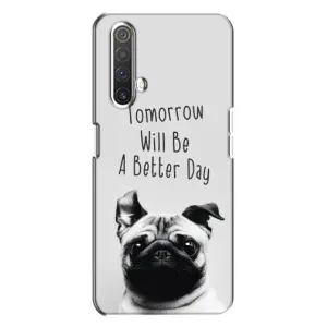 Чехлы с собаками для Realme X3 (VPrint) (Смешной Мопс)