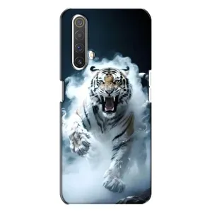 Чохол з принтом «Білий тигр у диму» для Realme X3
