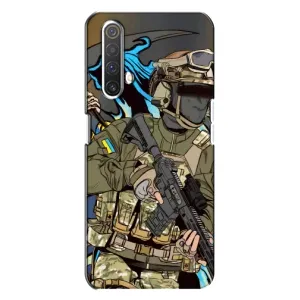 Чехлы с картинкой ЗСУ для Realme X3 (AlphaPrint) (Воин ВСУ)