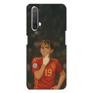 Чехол с футболистом Ламин Ямаль Realme X3 (Ямаль аниме)