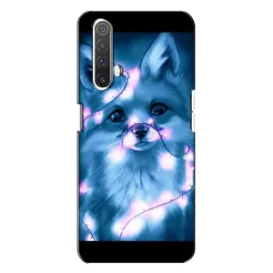 Чехлы с картинкой Лисички для Realme X3 (VPrint) (Яркая лисичка)