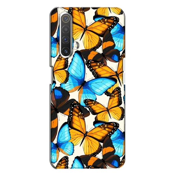 Чехол с принтом «Яркие бабочки» для Realme X3