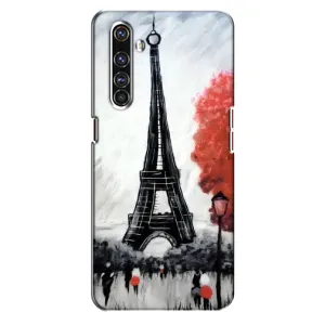 Чохол Ейфелева Вежа Realme X50 Pro - (AlphaPrint) (Вежа в Парижі)