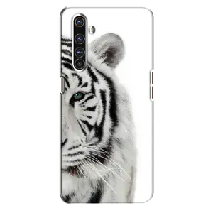 Чехлы с картинками животных Realme X50 Pro (Белый Тигр)