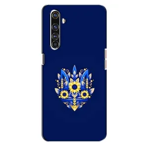 Чохли для Realme X50 Pro Укр. Символіка (AlphaPrint) (Квітковий Герб)