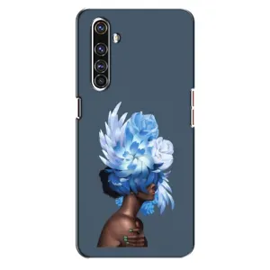 Чехлы (ART) Цветы на Realme X50 Pro (VPrint) (Квіти на голові)