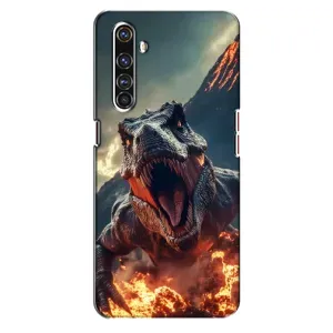 Чехол с принтом «Огненный динозавр» для Realme X50 Pro