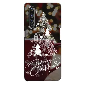 Різдвяні Чохли для Realme X50 Pro (VPrint) (Ялинка яскрава)