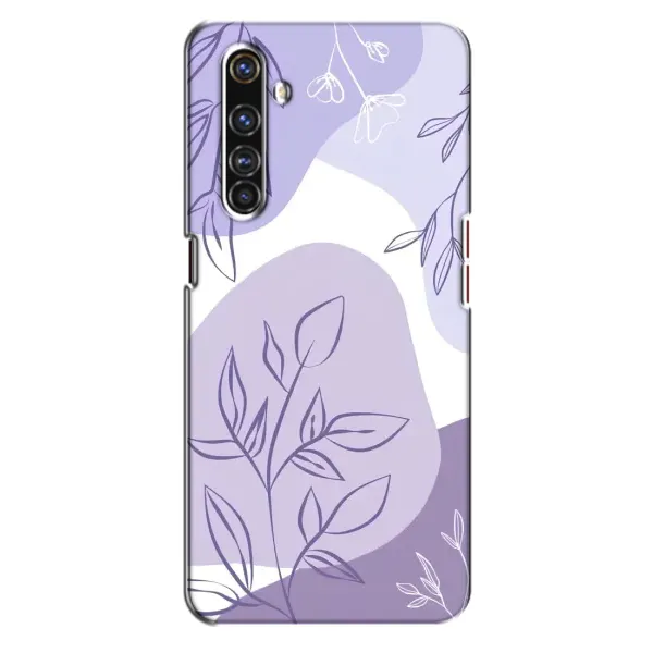 Чехол с принтом «Фиолетовые листья абстракция» для Realme X50 Pro